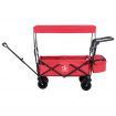 Gardeon Garden Cart with Removable Canopy Red