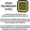 VOLKL V-CELL 10 (320g) Tennis Racquet - Unstrung - 4 3/8