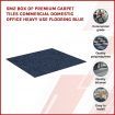 5m2 Box of Premium Carpet Tiles Commercial Domestic Office Heavy Use Flooring Blue