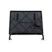 Foldable Table Adjustable Tray Laptop Desk with Removable Cup Holder-Black