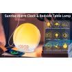 Sunrise Alarm Clock Wake Up Light 7 Sounds, Dual Alarms, Snooze, FM Radio