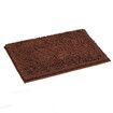 Set of 1 Highly Absorbent Microfiber Door Mat Pet Rug Non Slip Thick Washable Soft Chenille 60x40cm for Kitchen Bedroom Indoor Outdoor Brown