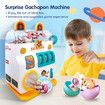 Gumball Gachapon Machine Vintage Candy Dispenser Piggy Coin Mini Raffle Sweet Vending Toy Bank Money Saving Box Plastic