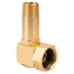 Garden Hose Adapter for Hourleey , Brass Replacement Part Swivel, Hose Reel Parts Fittings