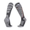 Heated Socks for Women Men, Rechargeable Heated Socks, Washable Battery Full Foot Warmers for Hunting Skiing Sports Outdoors (Gray Orange)