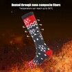Rechargeable Heated Socks for Men Women Washable Electric Thermal Warming Socks with APP Remote Control for Winter Biking Skiing Outdoors Fishing Camping (Red)