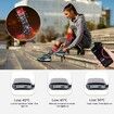 Rechargeable Heated Socks for Men Women Washable Electric Thermal Warming Socks with APP Remote Control for Winter Biking Skiing Outdoors Fishing Camping (Red)