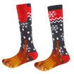 Rechargeable Heated Socks for Men Women Washable Electric Thermal Warming Socks with APP Remote Control for Winter Biking Skiing Outdoors Fishing Camping (Red)