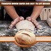 Silicone Bread Sling for Dutch Oven, Non-Stick and Easy to Clean Bread Baking Mat Set, 2 Pcs Reusable Bread Sling with Long Handle to Transfer Sourdough