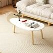 Modern Coffee Table Sofa Bed Side Cocktail Tea Cafe Center Corner Wood Furniture for Small Living Dining Sitting Room