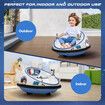 Kids Bumper Car Toy Ride On Remote Control Electric Vehicle Children Gift 360 Degrees Spin LED Lights Music