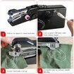 Handheld Sewing Machine,Mini Portable for Quick Stitching,Portable Sewing Machine Suitable for Home,Travel and DIY,Electric for Beginners - Black