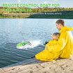 Mini High Speed RC Boat Remote Control LED Lights 360 Degree Rotation Pool Water Toy Gifts for Boys Girls Color Green