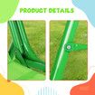 Kids Swing Chair 2 Seat Outdoor Furniture Garden Porch Hammock Patio Activity Play Centre Lounge Bench Metal with Canopy