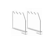 2Pcs Shelf Dividers For Closet Organization,Clear Closet Shelf Divider For Clothes Purses Separators For Bedroom,Kitchen,Cabinets,Bathroom