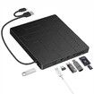 External CD DVD Drive USB 3.0 Slim Portable 7-in-1 DVD Player CD ROM Burner Writer for Laptop Desktop PC Windows Mac Linux