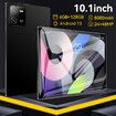 Tablet Android 10.1 Inch Pad 5G Wifi Fast 128GB Storage 6GB Memory LCD Bluetooth Keyboard Headset Holder Tech Black