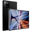 Tablet Android 10.1 Inch Pad 5G Wifi Fast 128GB Storage 6GB Memory LCD Bluetooth Keyboard Headset Holder Tech Black