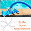 Pool Butterfly Clips V Clips Attachment Clips Replacement for Pool Spa Brush Leaf Rake Leaf Skimmer, 24 Pack