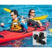 2Pcs Kayak Paddle Holder, Kayak Oar Holder for Fishing Kayak, Kayak Track Mount Accessories, Kayak Rail Accessories