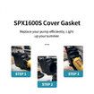 SPX1600S Cover Lid Gasket Compatible with Hayward SuperPump Model SP1600X SP2600, SP2600X Series Kit, O to 177 Lid Gasket, 2Pcs