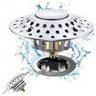 Tub Stopper 2 in 1 Pop Up Bathtub Drain Plugs and Tub Drain Hair Catcher