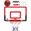 Portable Basketball Hoop Toys Kit Foldable Indoor Home Basketball Fans Sports Game Toy Set Color Red