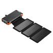 Solar Power Bank Portable Charger 20000mAh Phone Laptop Battery Pack 4 Foldable Panel Kit Camping External LED Flashlight