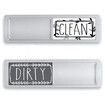 Dishwasher Magnet Clean Dirty Sign, Clean Dirty Magnet for Dishwasher, White