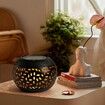 Solar Outdoor Patio Vintage Light Lanterns Waterproof Retro Metal Yard Garden Balcony Indoor Restaurant Decorations Color Copper