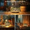 Solar Outdoor Patio Vintage Light Lanterns Waterproof Retro Metal Yard Garden Balcony Indoor Restaurant Decorations Color Copper