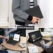 Keyboard Case for Xiao Mi Pad 6 / Pad 6 Pro 11 Inch 2023 Tablet, Slim PU Stand Cover with Magnetically Detachable Wireless Bluetooth Keyboard Cover