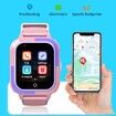 Smart Watches for Boys Aged 3-12 with Whatsapp Calling, 4G Kids Smartwatches GPS Tracker Message SOS Camera and Pedometer Children (Purple)