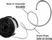 3 Pack AF100 Replacement Spool for BLACK DECKER String Trimmers Compatible with AF1003ZP and AF100BKP 30ft 0.065 Inches Autofeed Trimmer Line