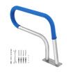 Swimming Pool Handrail Steps Stairs Railing Banister Stainless Steel Grab Bar Handle 812x584mm with 110cm Grip Cover