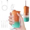 Portable Water Flosser for Teeth Travel, Mini Small Water Flosser, Orange