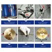 Melodic Classic 5 Piece Drum Set Kit for Children Kids with Stool Cymbals Drumsticks Blue