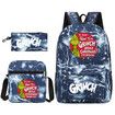 3PCS Kids School Set Backpack Crossbody Bag Pencil Case Perfect Gift Birthdays Holidays Back to School Essentials Christmas Grinch