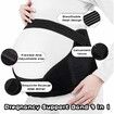 Belly Bands For Pregnant Women, Pregnancy Belly Support Band, Black, Size XL