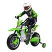 Kids Ride On Motorcycle Electric Toy Car 12V Battery Motorbike Dirt Bike Sport Street Pedal Bicycle Training Wheels Green