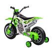 Kids Ride On Motorcycle Electric Toy Car 12V Battery Motorbike Dirt Bike Sport Street Pedal Bicycle Training Wheels Green