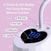 UV LED Nail Lamp Auto Sensor with 3 Timers Cordless UV Light for Gel Nail Polish,Rechargeable Flash Cure Lamp for Extension Acrylic Nail Tips Salon