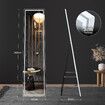 LED Full Length Floor Mirror Free Standing Wall Hanging Hallway Bedroom with Stand and 3 Light Colours