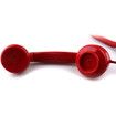 Retro Telephone, Classic Landline Telephone Vintage Old Fashioned Corded Telephone, Red