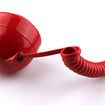 Retro Telephone, Classic Landline Telephone Vintage Old Fashioned Corded Telephone, Red