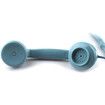 Retro Telephone, Classic Landline Telephone Vintage Old Fashioned Corded Telephone, Blue