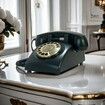 Antique Phones Corded Landline Telephone Vintage Classic Rotary Dial Home Phone of 1930s Old Fashion Business Phones Home Office Decor Landlines