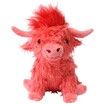 25cm Highland Cow Plush Toy Animal Doll Soft Stuffed Girls Boys Gift Toy Color Red