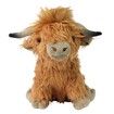 25cm Highland Cow Plush Toy Animal Doll Soft Stuffed Girls Boys Gift Toy Color Brown