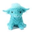 25cm Highland Cow Plush Toy Animal Doll Soft Stuffed Girls Boys Gift Toy Color Blue